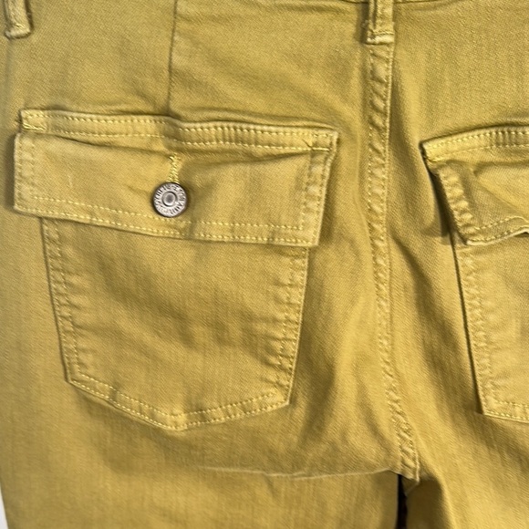 Judy Blue Green Cargo Pants Straight Leg Utilitarian - Picture 8 of 14
